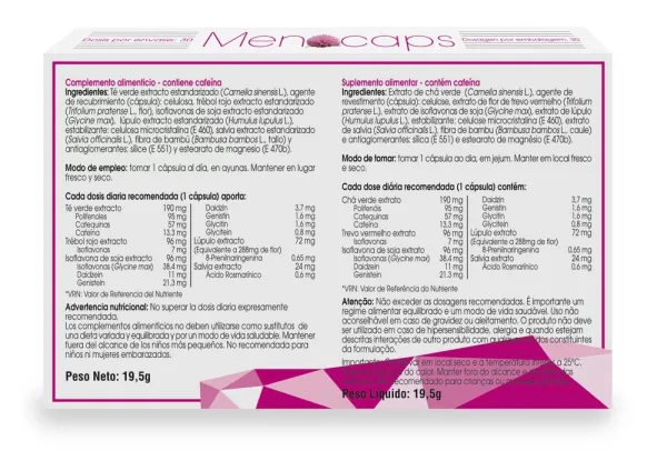 Maisto papildas SOTYA Menocaps N30
