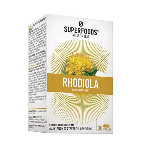 Maisto papildas SUPERFOODS GOLDEN ROOT RHODIOLA kapsulės N30