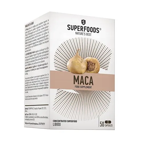 Maisto papildas SUPERFOODS MACA kapsulės N50
