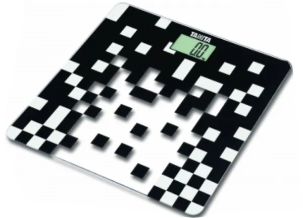 Vonios svarstyklės elektroninės TANITA HD-380 (juodos sp.)