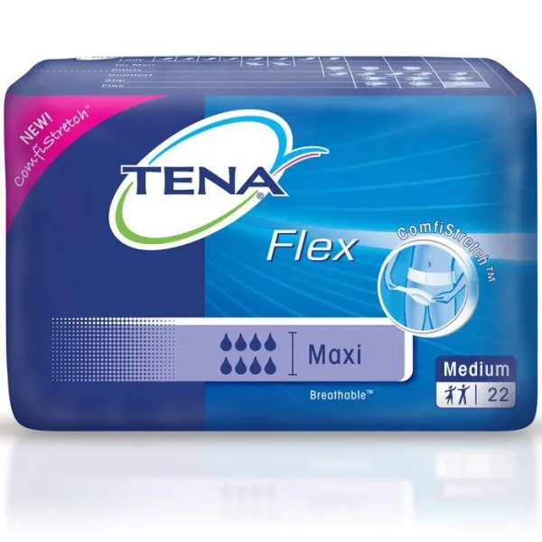 Sauskelnės juostinės TENA FLEX MAXI Medium N22