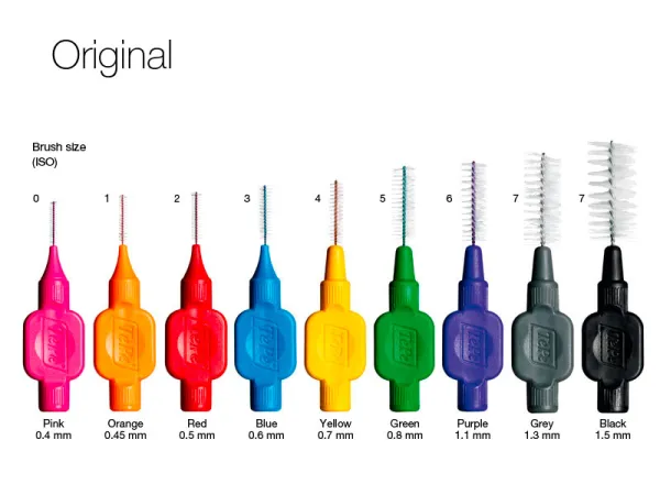 Tarpdančių šepetėliai TePe  0.4mm N6