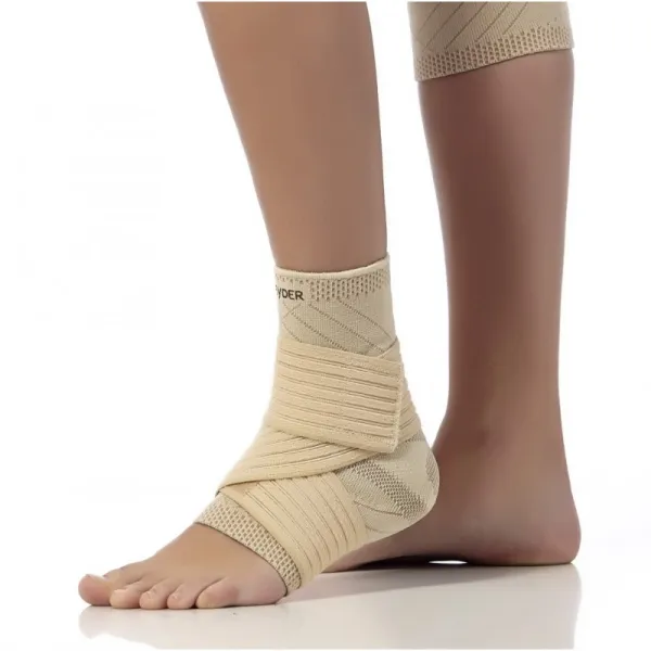 Elastinis čiurnos įtvaras su silikoniniu paminkštinimu TEYDER Gold (kūno sp.)