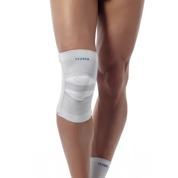 Elastinis kelio įtvaras TEYDER Silver (pilkas)