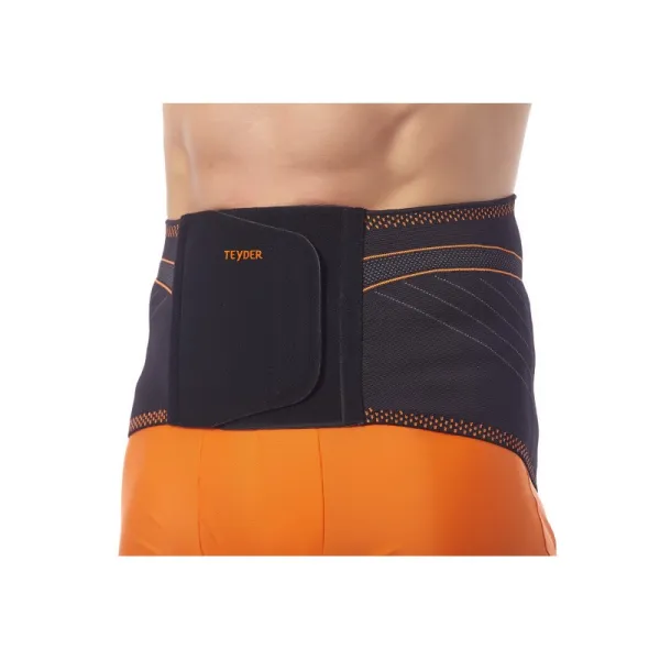 Elastinis juosmens - kryžkaulio srities įtvaras TEYDER Gold (juodas)