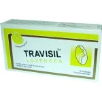 Citrinų skonio čiulpiamos pastilės gerklei TRAVISIL N16