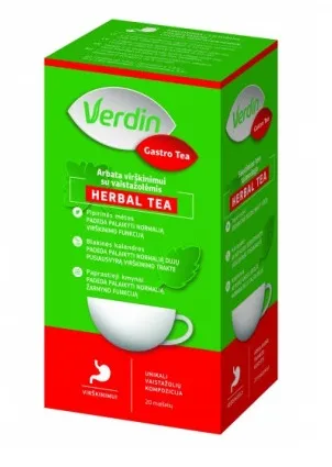 Arbata Verdin Gastro Tea Herbal Tea N20