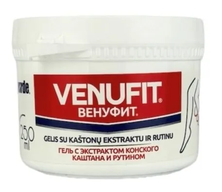 VIRDE VENUFIT gelis kojų venoms su rutinu ir kaštono ekstraktu 250ml