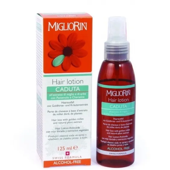 Losjonas nuo plaukų slinkimo (be spirito) MIGLIORIN 125ml