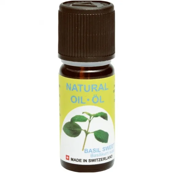 Saldžiųjų Bazilikų etrinis aliejus VIVASAN 10ml