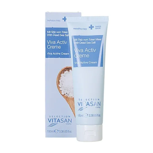 Kremas su Negyvosios jūros druska VIVASAN VIVA-ACTIV 100ml