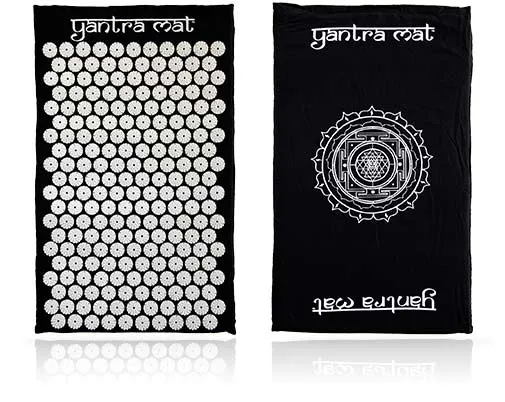 Taškinio masažo kilimėlis YANTRA 44х75cm (juodas)