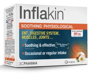 Maisto papildas 3C PHARMA Inflakin (Kurkuminas) tabletės N30