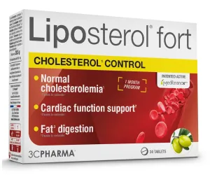 Maisto papildas 3C PHARMA Liposterol Fort tabletės N30
