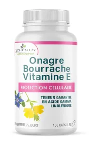 Maisto papildas 3C PHARMA Onagre (nakviša, agurklė, vit. E) kapsulės N150