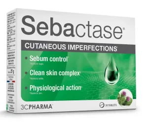 Maisto papildas 3C PHARMA Sebactase tabletės N30