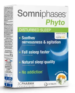 Maisto papildas 3C PHARMA Somniphases Phyto tabletės N30