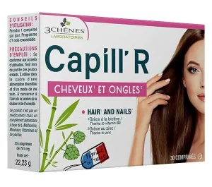 Maisto papildas 3C PHARMA Capill'r plaukams, nagams, odai tabletės N30