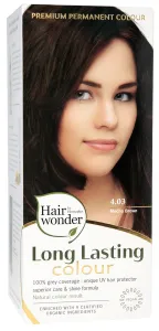 HAIRWONDER (spava: kavos ruda 4.03) plaukų dažai ilgalaikiai su 9 ekologiškais augaliniais ekstraktais