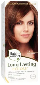 HAIRWONDER (spalva: Indijos vasara  5.4) plaukų dažai ilgalaikiai su 9 ekologiškais ekstraktais