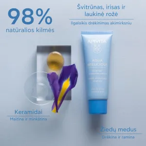 APIVITA AQUA BEELICIOUS COMFORT veido kremas sausai odai 40ml