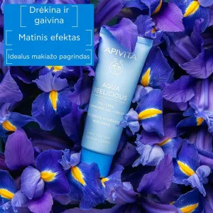 APIVITA AQUA BEELICIOUS OIL - FREE veido gelis - kremas mišriai/riebiai odai 40ml