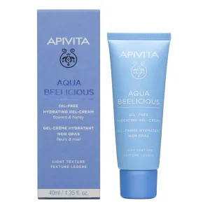 APIVITA AQUA BEELICIOUS OIL - FREE veido gelis - kremas mišriai/riebiai odai 40ml