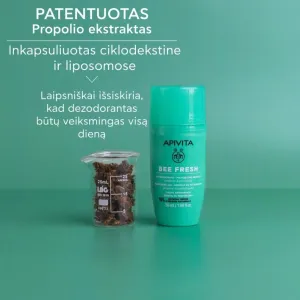APIVITA BEE FRESH rutulinis dezodorantas 50ml