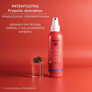 APIVITA BEE SUN SAFE purškalas SPF50 200ml