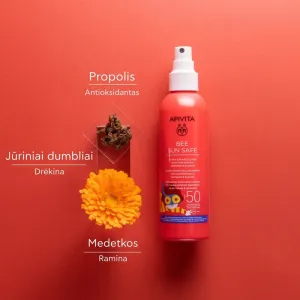 APIVITA BEE SUN SAFE KIDS purškalas SPF50 200ml