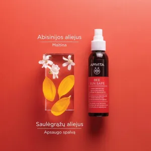 APIVITA BEE SUN SAFE plaukų aliejus 100ml