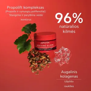 APIVITA BEEVINE ELIXIR LIGHT veido kremas 50ml
