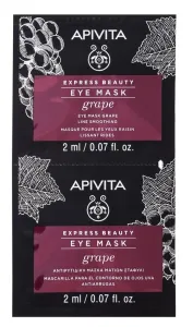 APIVITA EXPRESS BEAUTY kaukė akių sričiai su vynuogėmis 2ml N2