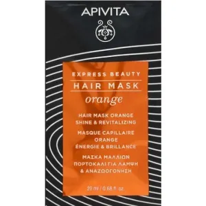 APIVITA EXPRESS BEAUTY kaukė plaukams su apelsinais gaivininanti 20ml N1