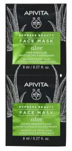 APIVITA EXPRESS BEAUTY kaukė veido su alavijais drėkinanti 8ml N2