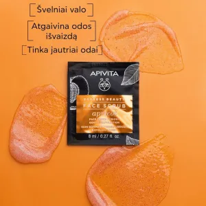 APIVITA EXPRESS BEAUTY šveitiklis veido su abrikosais 8ml N2