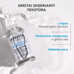 APIVITA HA5 Honey Repair veido serumas 30ml