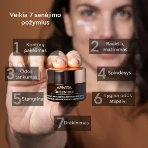 APIVITA QUEEN BEE paakių kremas 15ml