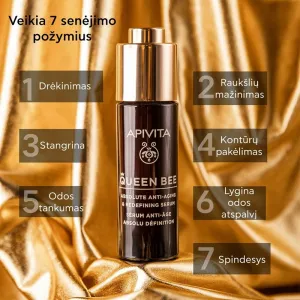 APIVITA QUEEN BEE veido serumas 30ml