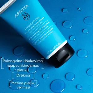 APIVITA kondicionierius plaukams drėkinamasis 150ml