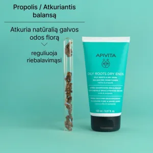APIVITA kondicionierius riebios šaknys - sausi galiukai 150ml