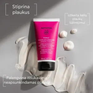 APIVITA kondicionierius tonizuojamasis slenkantiems plaukams 150ml