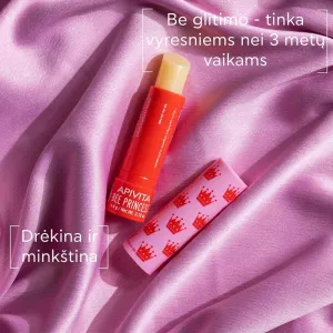 APIVITA lūpų pieštukas su medumi ir abrikosais vaikams 4.4g