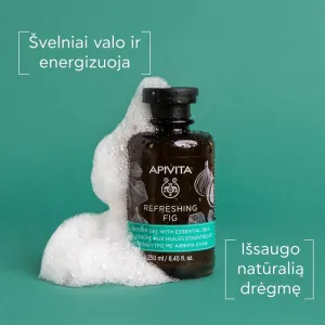 APIVITA prausiklis su figomis gaivinamasis 250ml