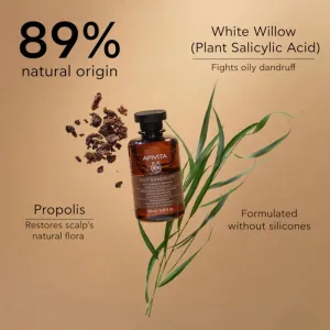 APIVITA šampūnas esant riebioms pleiskanoms 250ml