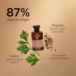 APIVITA šampūnas esant sausoms pleiskanoms 250ml
