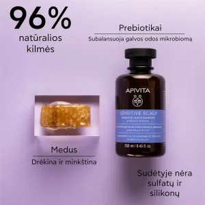 APIVITA šampūnas jautriai galvos odai 250ml