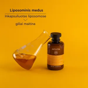 APIVITA šampūnas su keratinu maitinamasis atkuriamasis 250ml