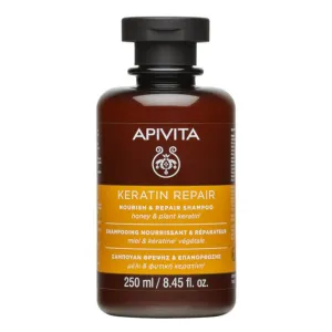 APIVITA šampūnas su keratinu maitinamasis atkuriamasis 250ml