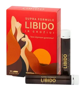 Maisto papildas ACONITUM Supra Formulė grožiui ir libido shots N14